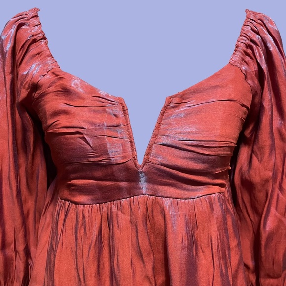 Entro Iridescent On/Off Shoulder Boho Dress – Small - NWT - Picture 2 of 4